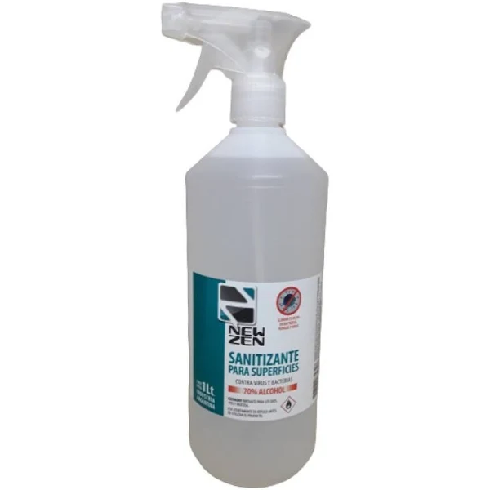 SANITIZANTE X 860ml desinfectante contra todo tipo de grmenes, elimina los malos olores. INDISPENSABLE EN INTERIORES DE VEHICULOS