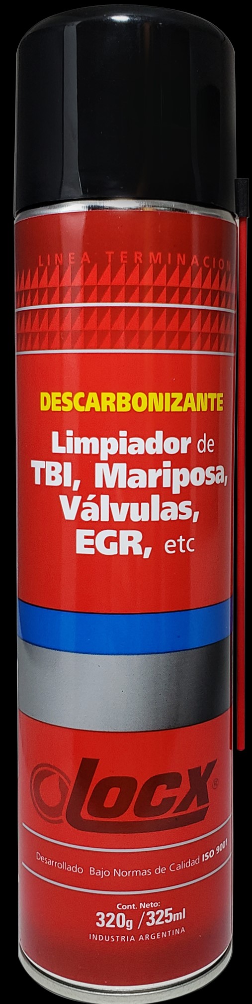 LOCX DESCARBONIZANTE LIMPIA TBI,CUERPO MARIPOSA,EGR,ETC. X 260GR.