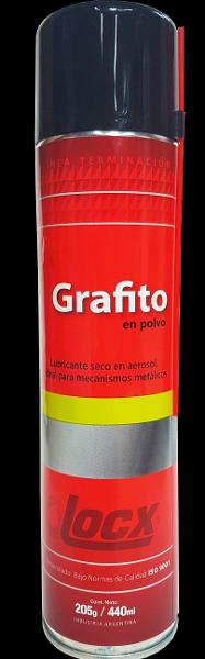 LOCX GRAFITO EN POLVO LUBRICANTE SECO X 205 GR./ 440ML.