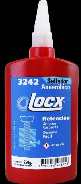 LOCX  3242 TRABA Y RETENCION DE PERNOS, TUERCAS Y ESPARRAGOS RESISTENCIA MEDIA X 15GR.