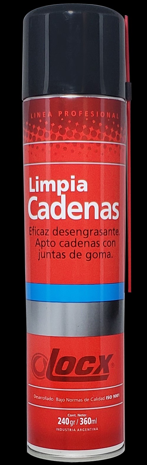 LOCX LIMPIADOR DE CADENAS X 240 GR.