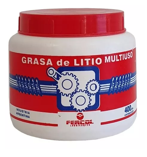 GRASA DE LITIO MULTIUSO, X 400 GRS. - FERCOL