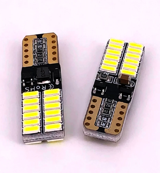 LED T10 2821 CANBUS MULTILED SIN POLARIDAD 12/24V. CON 24 LED