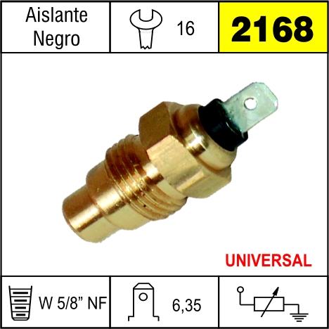 2168 BULBO DE TEMPERATURA UNIVERSAL TIPO ORLAND ROVER