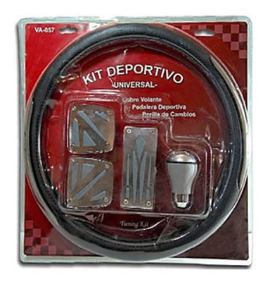 KIT DE CUBRE VOLANTE CON PEDALERA Y BOCHITA GRIS