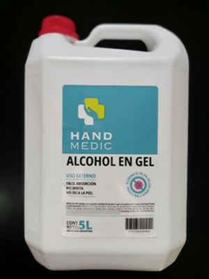 ALCOHOL EN GEL HAND MEDIC 5 LTS - COSMETICA - FULL CAR