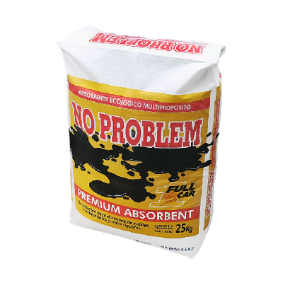 NO PROBLEM BOLSA de 25 KG - Polvo absorbente multipropsito, para la recoleccin de aceites y combustibles. Acta rpida y efectivamente.