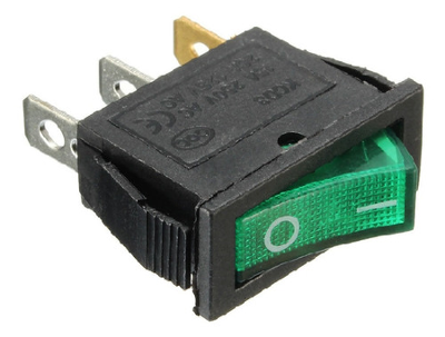 LLAVE RECTANGULAR 1 PUNTO, P/FAROS AUXILIARES C/LOGO Y LED TESTIGO VER - ACCESORIOS - IAEL