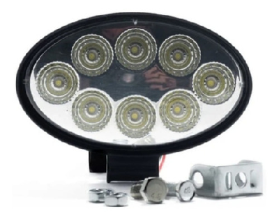 OVALADO 24 WATTS (8 LED * 3 WATTS) COLOR BLANCO 12V / 24V - haz de luz spot - - FAROS - OREGON