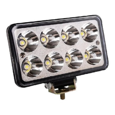 RECTANGULAR 24 WATTS (8 LED * 3 WATTS) 15.5 * 9 CM COLOR BLANCO 12V / 24V SPOT - haz de luz spot - - FAROS - OREGON