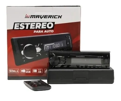 STEREO 1 DIN con Bluetooth, AUX, MP3, AM / FM, frente desmontable, estuche Control Remoto, tarjeta SD,