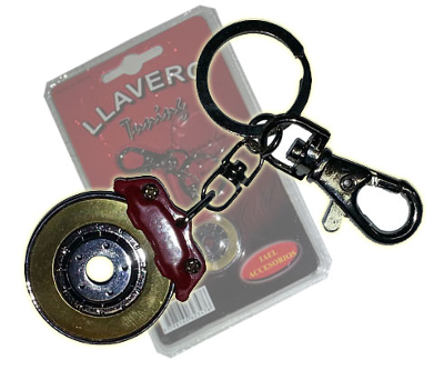 LLAVERO TUNING MOTIVO DISCO DE FRENO METALICO - IAEL