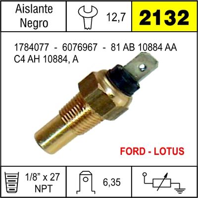 2132 BULBO DE TEMPERATURA FORD SIERRA 1.6