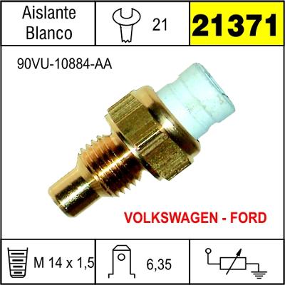 21371 BULBO DE TEMPERATURA FORD ESCORT HASTA 1989