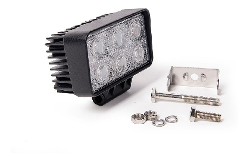 RECTANGULAR 18 WATTS (6 LED * 3 WATTS) COLOR BLANCO 12V / 24V - haz de luz spot - - FAROS - OREGON