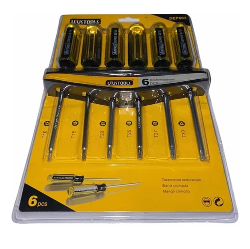 JUEGO DE DESTORNILLADORES TORX x 6 PIEZAS GRANDES