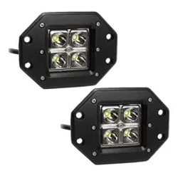 RECTANGULAR 12 WATTS (4 LED * 3 WATTS) COLOR BLANCO 12V / 24V - haz de luz spot - - FAROS - OREGON