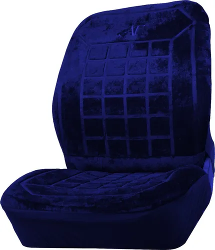 FUNDA CUBRE ASIENTO COMPLETA, EXCLUSIVE PANA C/GOLPE AZUL P/ AUTO