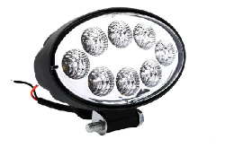 OVALADO 24 WATTS (8 LED * 3 WATTS) COLOR BLANCO 12V / 24V - haz de luz spot - - FAROS - OREGON