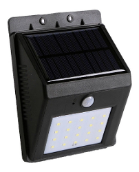 FARO SOLAR LED CON SENSOR DE MOVIMIENTO.