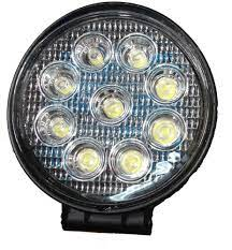 FARO DE LED REDONDO 27 WATTS 9 LED DE 3 WATTS CADA UNO