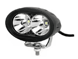 OVALADO 20 WATTS (2 LED * 10 WATTS) COLOR BLANCO 12V / 24V - haz de luz spot - - FAROS - OREGON