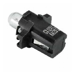 LAMPARAS 12V 1.2W BX8.3D 12V 1.2W BLACK 2721 CON PORTALAMPARA NEGRO (codigo anterior: 12597KO) - LAMPARAS/ - KOBO